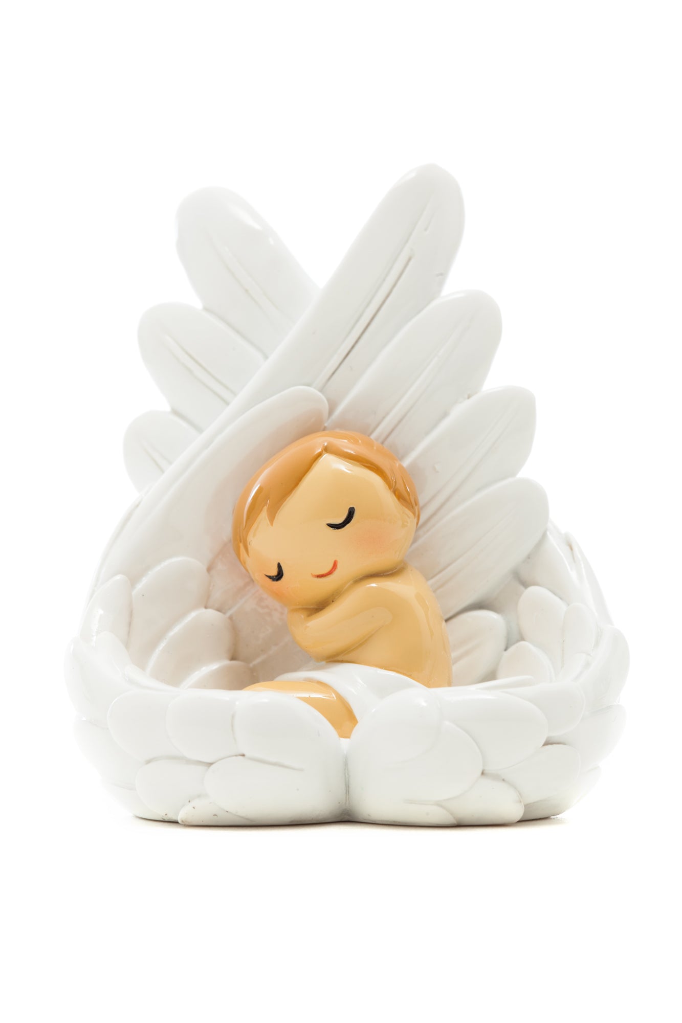 Baby Angel Sleeping on Wings statue