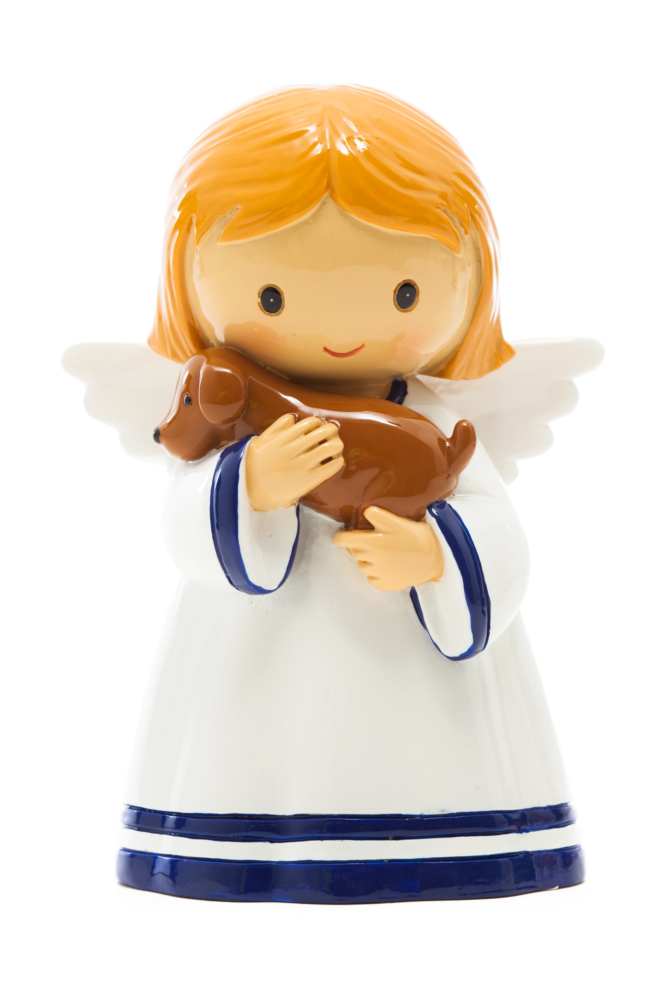 Guardian Angel with Puppy statue