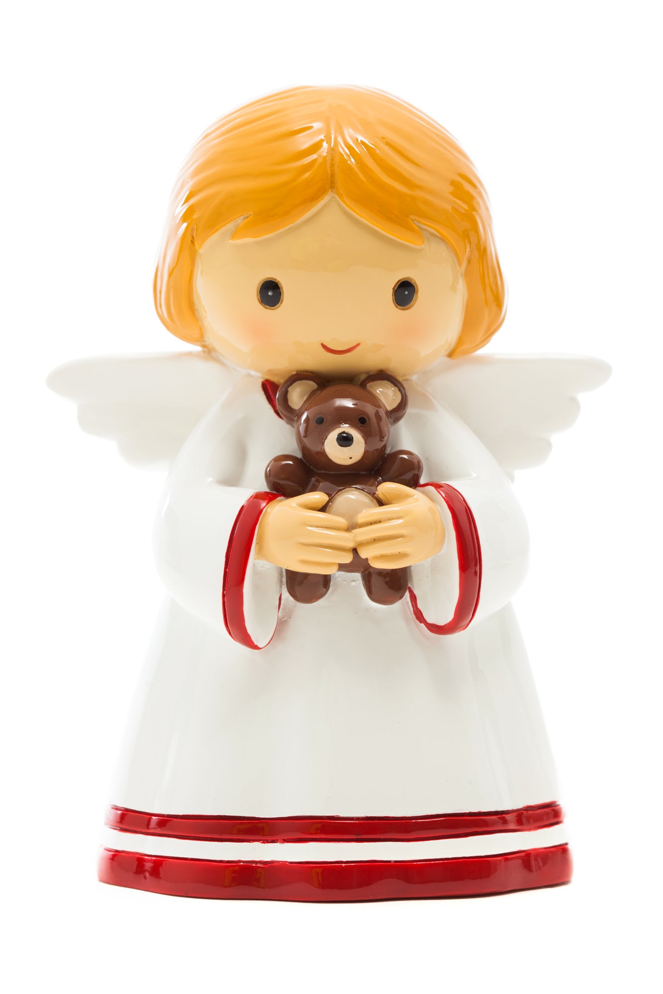 Guardian Angel with Bear statue