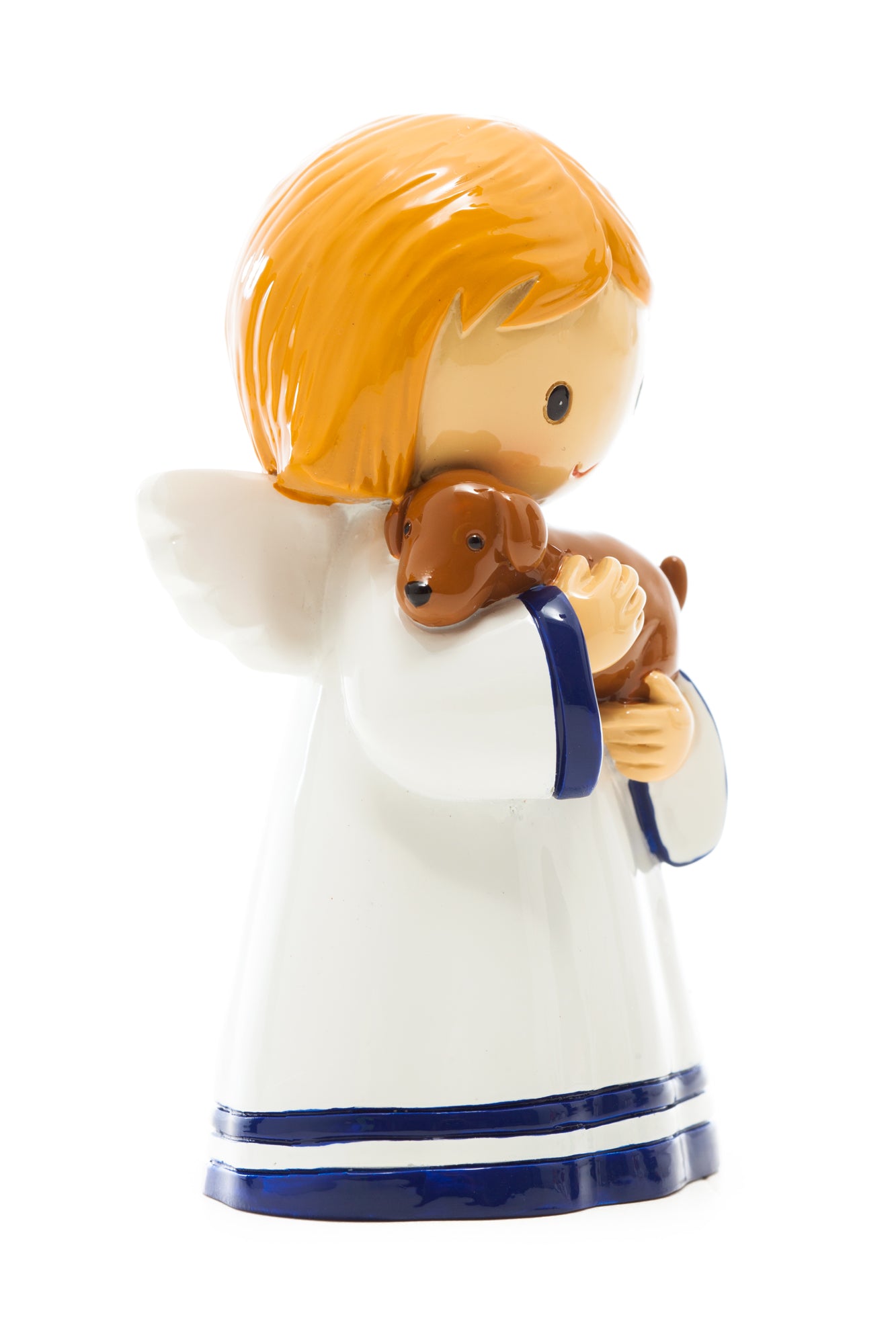 Guardian Angel with Puppy statue
