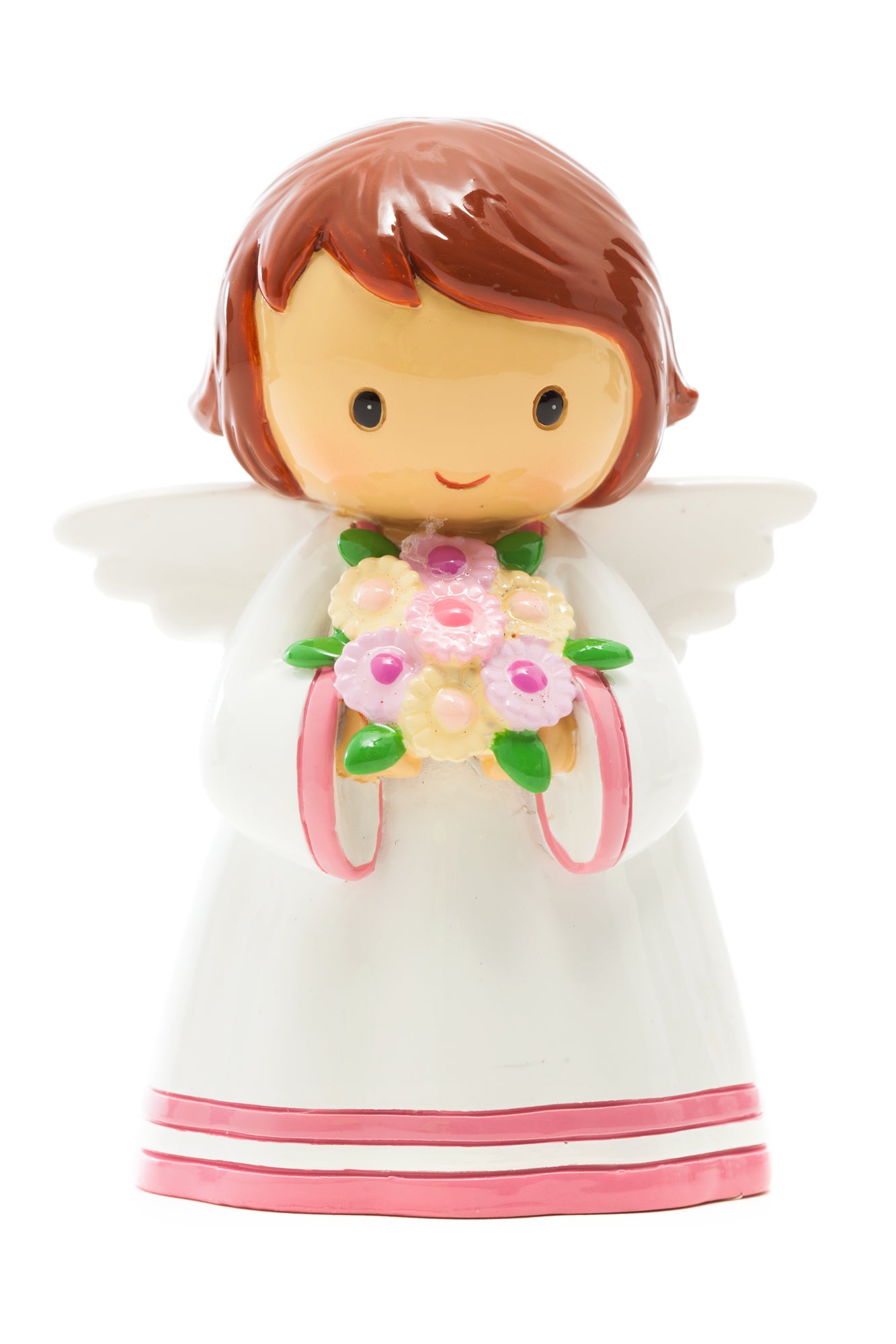 Guardian Angel with Flowers statue