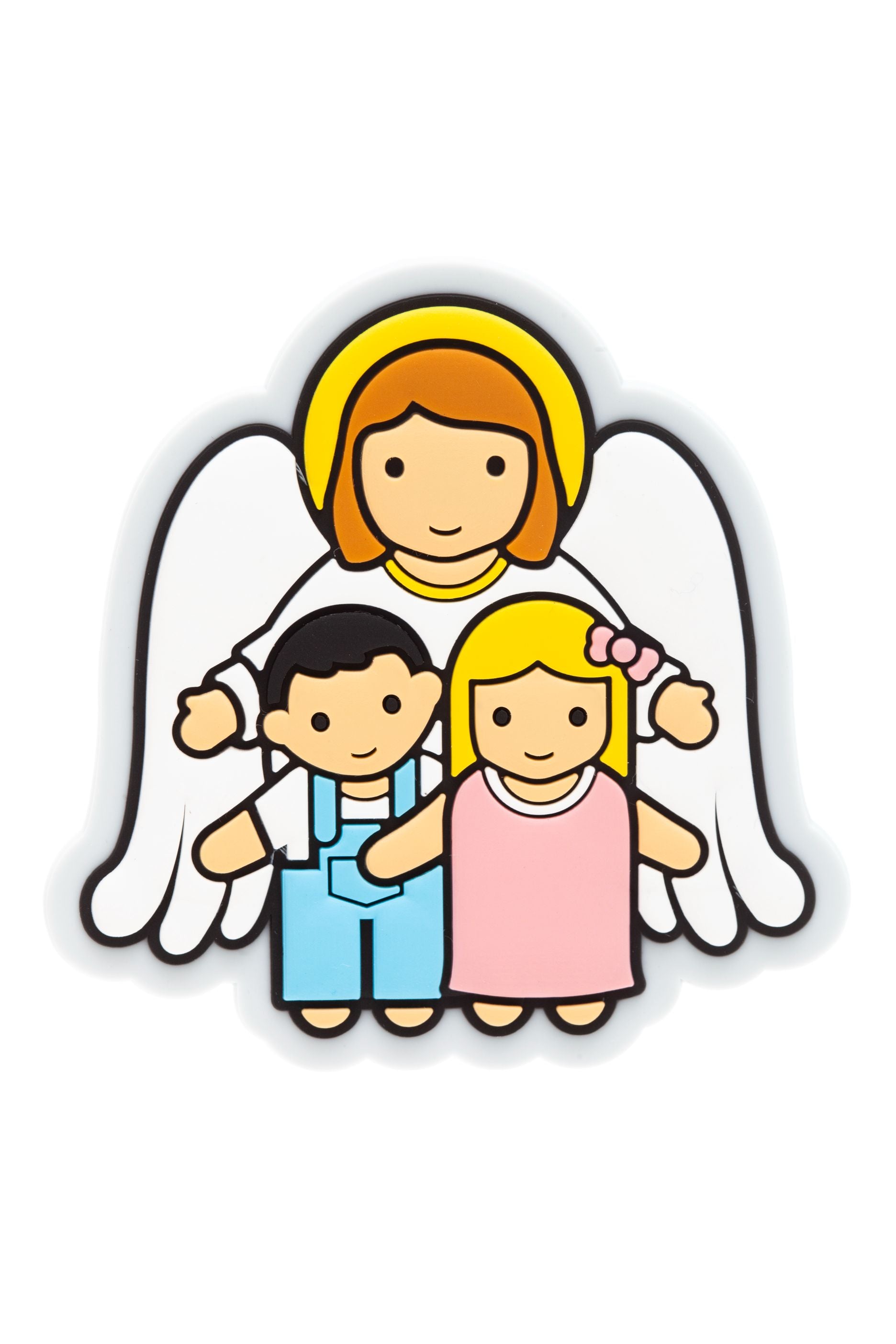 Guardian Angel with Children magnet